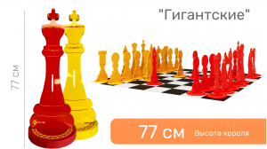 Шахматные фигуры напольные 