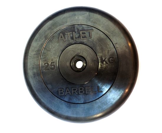 Диск обрезиненный BARBELL ATLET 25 кг (диаметр 51 мм)