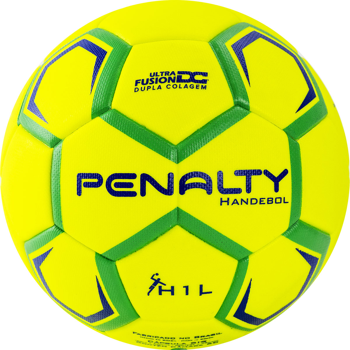 Мяч ганд. PENALTY HANDEBOL H1L ULTRA FUSION INFANTIL X, арт.5203652600-U, р.1, PU, термосшивка, жел