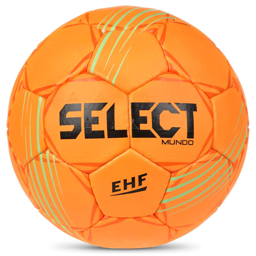 Мяч ганд. SELECT Mundo V22, 1662858666, Senior (р.3), EHF Appr., мат.ПУ, руч.сш, оранжевый