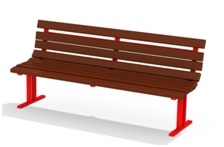 Лавочка «Стрит» 2000х600х840мм